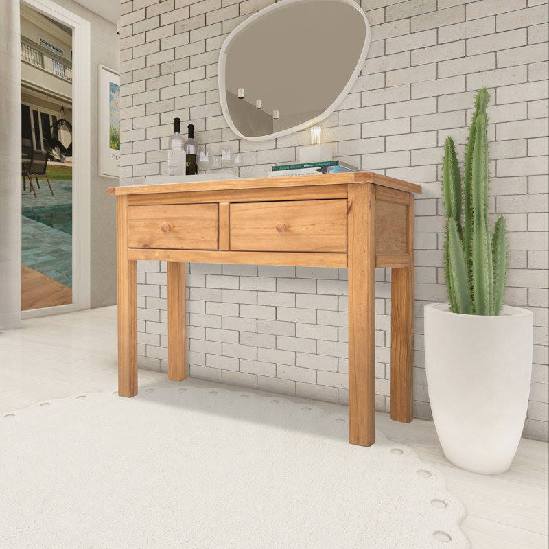 Rosewood 100cm Console Table, Waxed