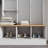 White Wide Design Coat Rack With Storage Bench, Simple Shoe Cabinet With Cube Storage Rack And Shelves, Multifunctional Coat Rack With 8 Hooks For Entryway And Foyer