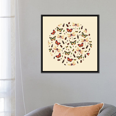 «Insecta» par Victor Vercesi - Estampe numérique sur toile tendue avec châssis