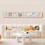 Décoration de salon de style crème, peinture murale de canapé haut de gamme Bailian, peinture murale de chevet longue version horizontale-1096376839