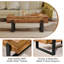 Table basse avec pieds en traîneau Nuha Ming L 47,2 po x l 23,6 po Nuha-1753106409-1751319072