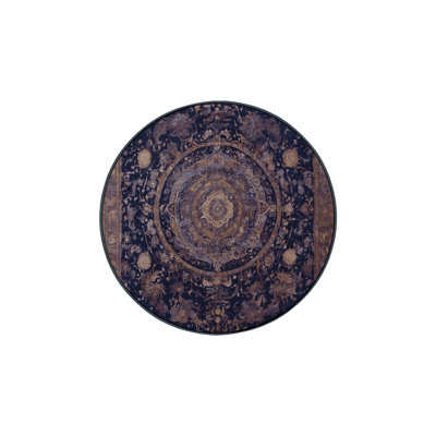 Machine Washable Black Area Rug