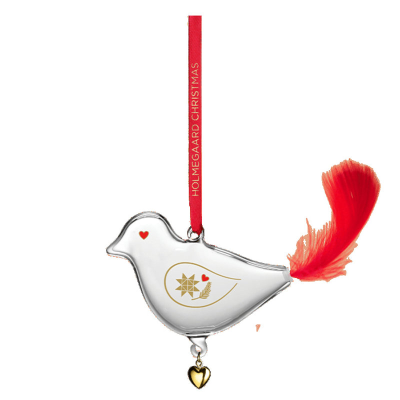 Petit oiseau de Noël Ann Annuel Romme 2024 transparent