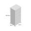 Oldtown 42 cm W Chest of 5 Drawers-396614329