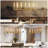 Naviel 12-Light Glass Tube Linear Chandelier-1787996415-1778383394