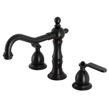Kingston Brass Whitaker Widespread Bathroom Faucet with Drain Assembly