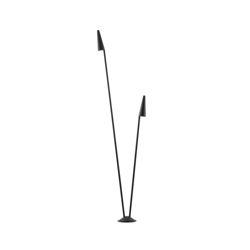 Black Integrated LED Metal Bollard Light