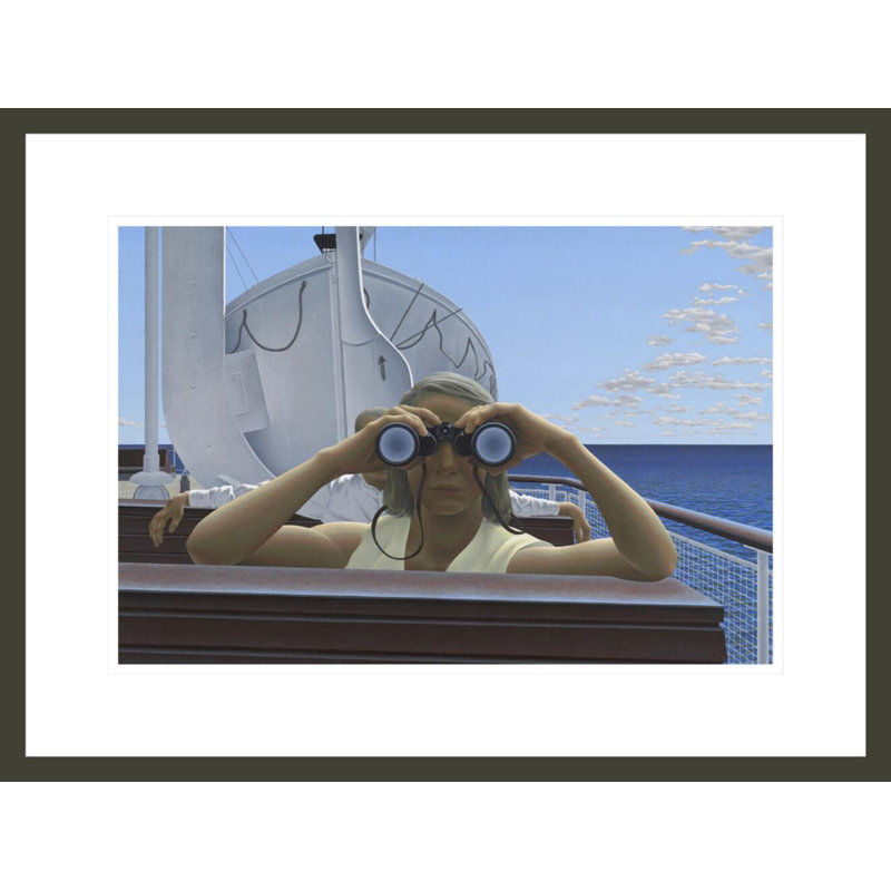 «To To Prince Edward Island» par Alex Colville, impression giclée encadrée, H 16,45 po x l 21,75 po