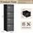 4 Drawer Vertical File Cabinet With Lock,Filing Cabinet, Metal Filing Cabinet For Home Office Organizer Storage Cabinet Letter Size/A4/Legal File