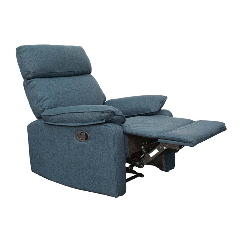 Manual Recliner Single, Blue