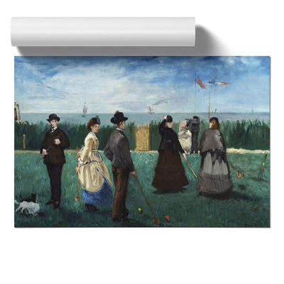 Croquet At Boulogne by Edouard Manet - No Frame Painting
