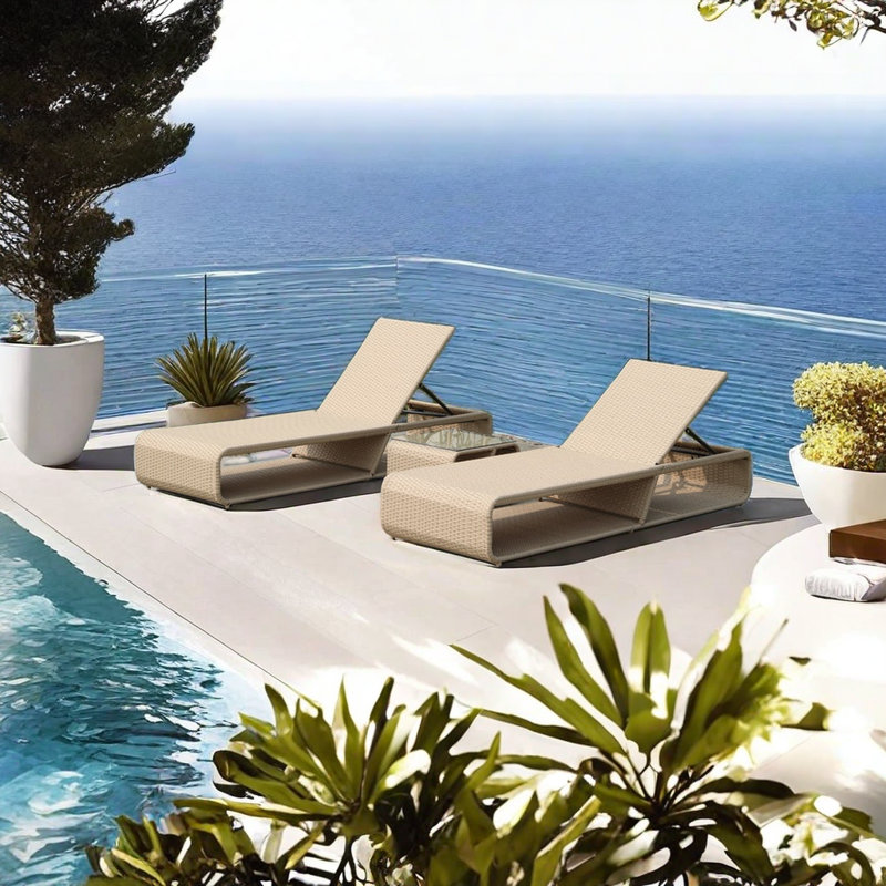 Sofica Outdoor Chaise Lounge Set