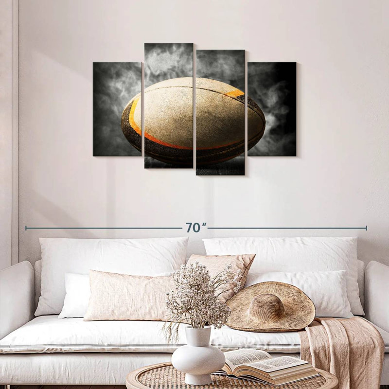Rugby ball pop Sireci, H 27 po x l 43 po
