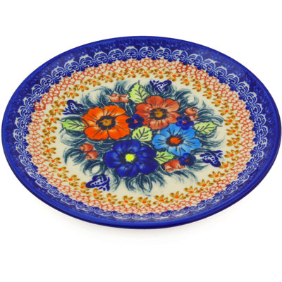 Butterfly Splendor Ceramic Decorative Plate