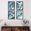 «Green Agave Desert Rose Cactus», ensemble de 4 impressions florales murales, impression encadrée sur papier, 4 pièces-93012236-93012238
