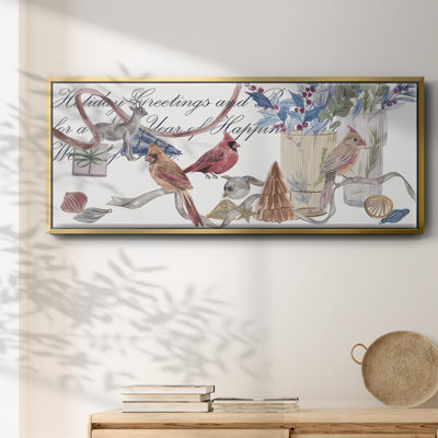 Oiseaux de neige II - toile encadrée