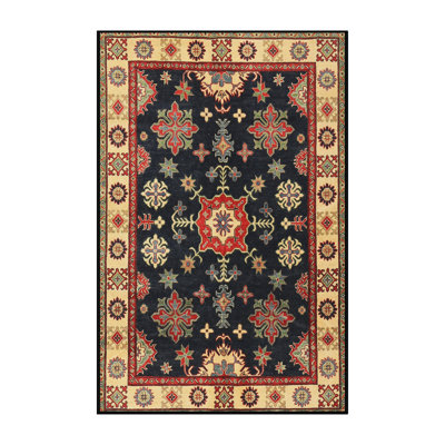 Tapis bleu marine oriental