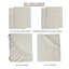 Ensemble de draps en microfibre 6 pièces Lux Decor-1501291194-1501291184