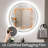 Round Frameless Led Lighted Bathroom / Vanity Mirror With Brightness Adjustable, Anti-fog
