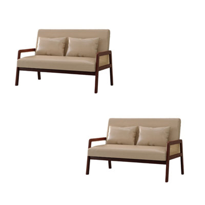Faux Leather Upholstered Bench