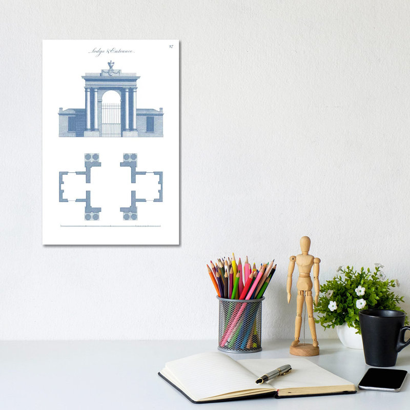 Garden Structures II by Vision Studio - Wrapped Canvas Gallery-Wrapped Canvas Giclée, 30.48cm H x 20.32cm W