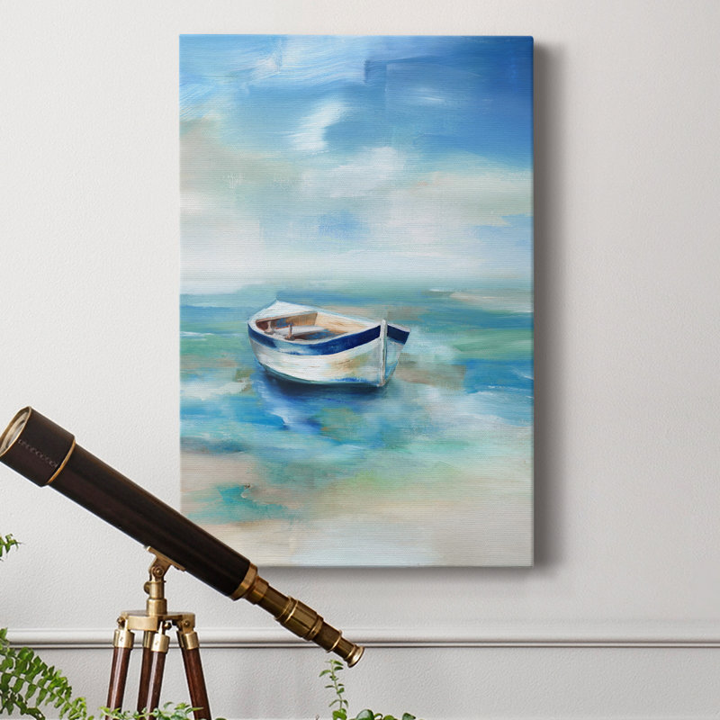 Solitude Shore - peinture sur toile tendue, H 60 po x l 40 po x P 1 po