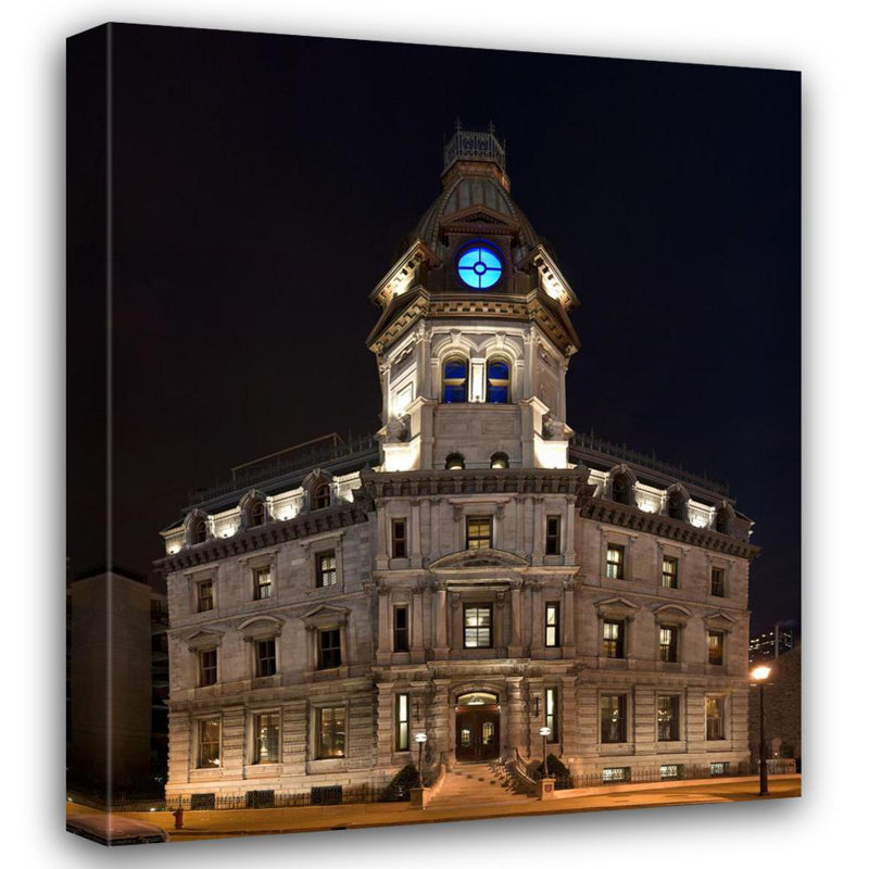 Édifice de la Commission portuaire, Montréal, H 18 po x l 15 po