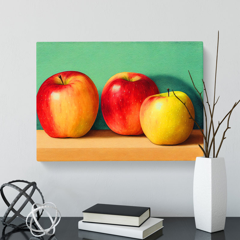 Apple Fruit Selection Vol.2 - Wrapped Canvas, 40cm H x 60cm W x 3cm D