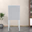Chaises ergonomiques en polyuréthane gris clair, conception moderne en métal pour les repas en famille