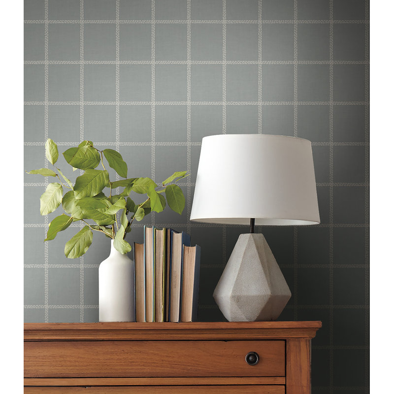 Papier peint adhésif Magnolia Home, gris