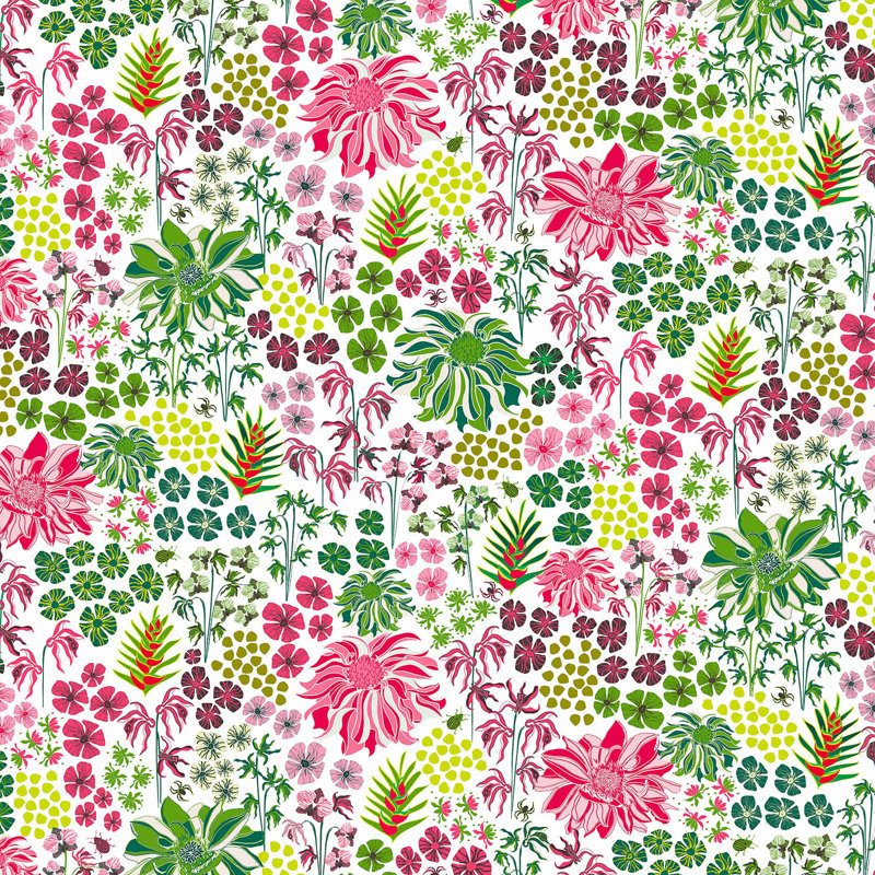 Ensemble de housse de couette en microfibre DiaNoche par Jill O Connor - Tropical Botanical