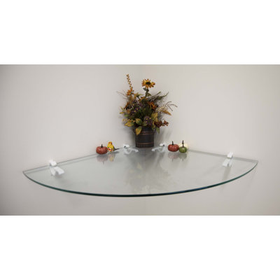 Arriella Glass Corner Shelf