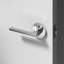 Levier de porte d'intimité Dune, design moderne dissimulé pour (lit et salle de bain) - Style minimaliste élégant en chrome-114645963