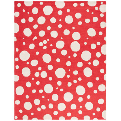 Camey Wool Polka Dots Indoor Rug