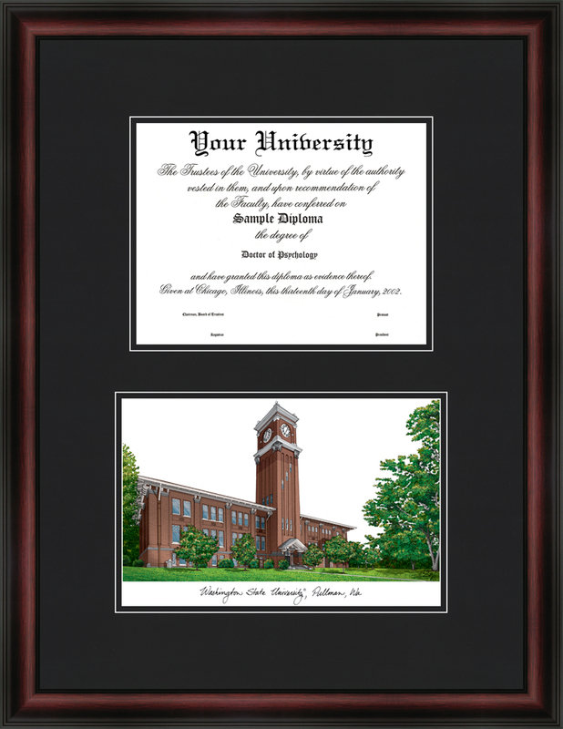 NCAA Washington State Cougars Diplomate Diploma Frame