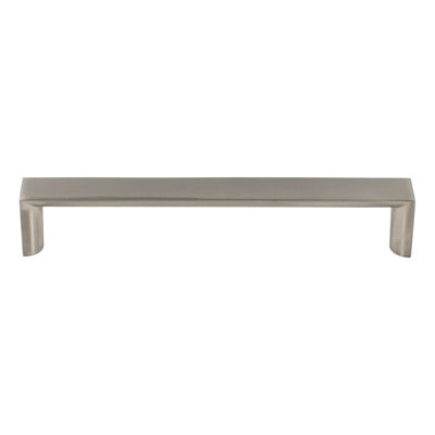 Outwater 6 Pack Brushed Nickel Aluminum Cabinet And Drawer Pulls – 128Mm (5") Center To Center, Modern Series Design