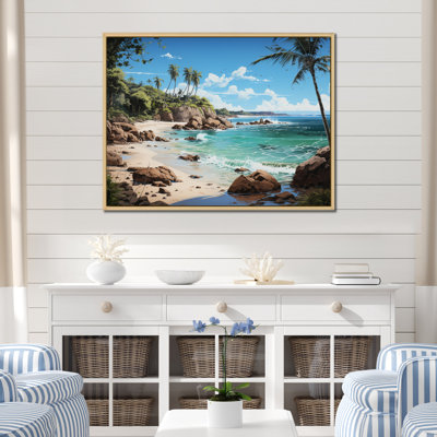 «Allea Beach Tropical Paradise II», reproduction sur toile