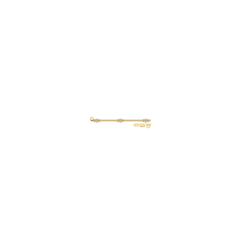 Brass Latch/Catch/Bolt, PVD Polished Brass, 1.875" H x 24.375" W x 1.25 " D