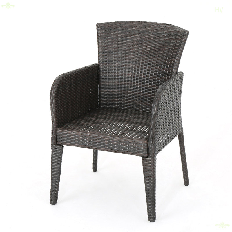 Chaise d'extérieur en polyéthylène pour manger