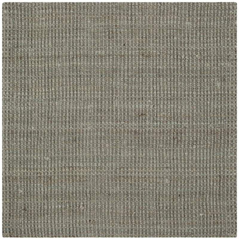 Calidia Handwoven Jute Area Rug, Carré 9 pi