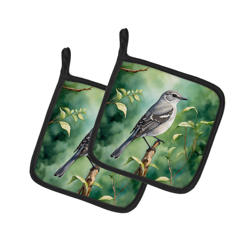 Paire de porte-casseroles Tennessee Northern Mockingbird