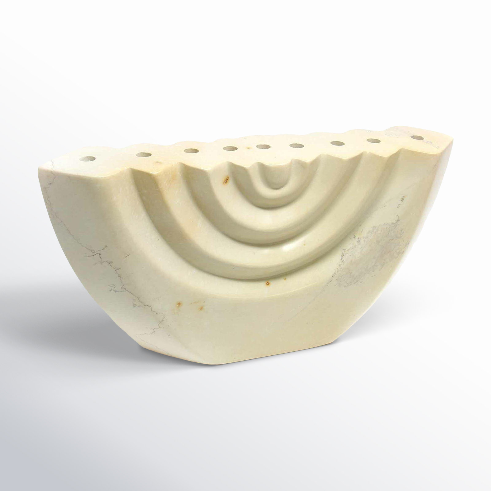 Hand-Carved Menorah