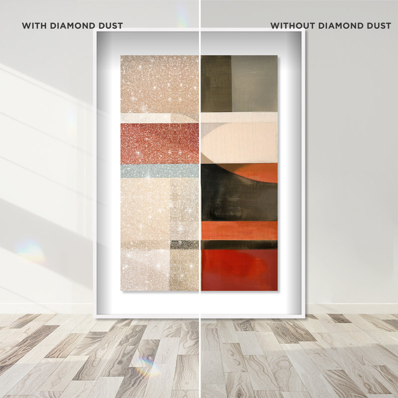 Pattern Pulse II Shadowbox Abstract Print by Oliver Gal, Black Frame, 10 x 15, 37.5"H x 25.5"W, White Frame