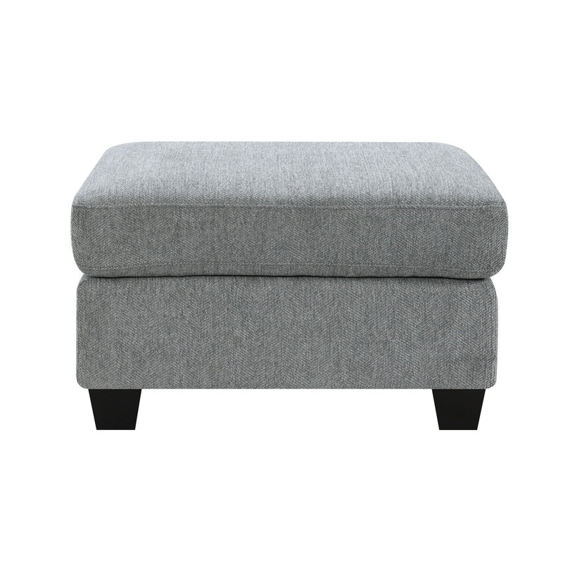 Dagenham 30" Ottoman, Dalton Graphite