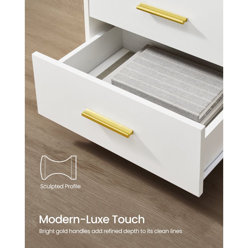 30cm W Plastic Bedside Table
