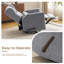 Fauteuil inclinable manuel Zeno avec appui-tête réglable et fonction bascule, gris-1708231570