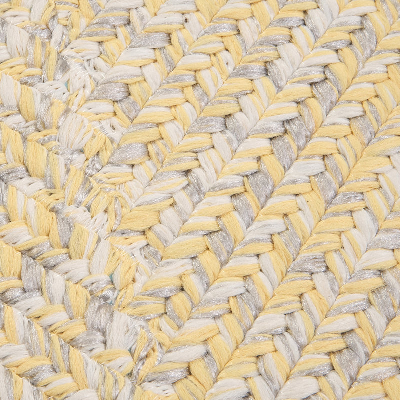 Coussin de coussin de chaise d'extérieur Ashiah, Jaune