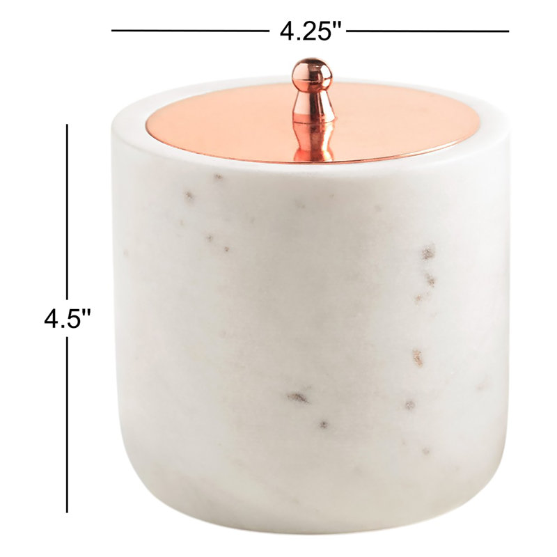 Fernand Marble Bathroom Storage Container