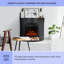 Klarstein 112cm W Electric Fireplace-93748139