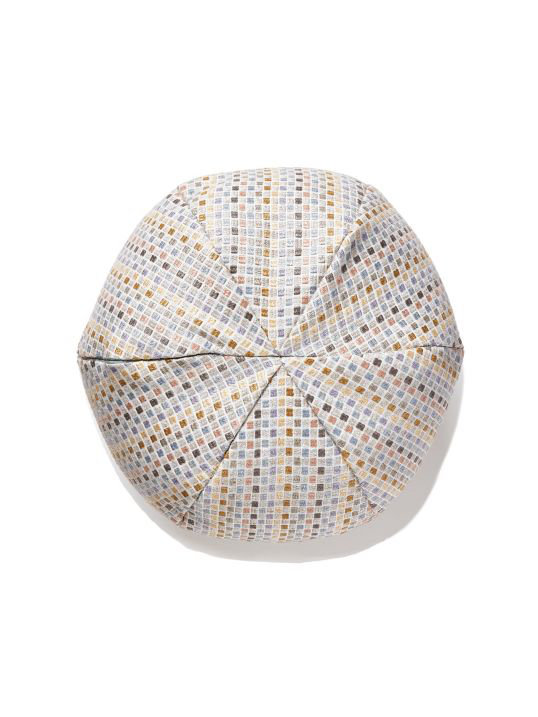 Folklore Circular Pillow Cover & Insert, Limestone
